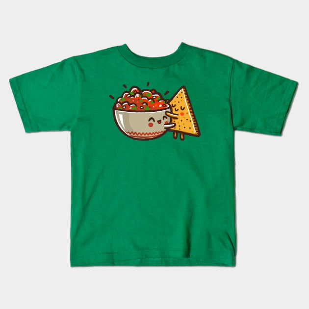 Love Restaurant Style Kids T-Shirt by Walmazan